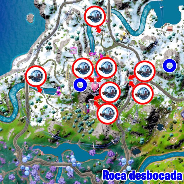 fortnite temporada 3 desafios misiones semana 2 desafio mision embiste una roca desbocada con un boloncho y hazla rodar