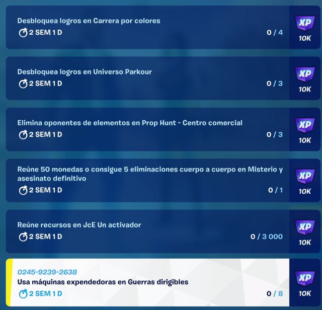 fortnite temporada 3 evento creativo asaltaislas desafios misiones recompensas