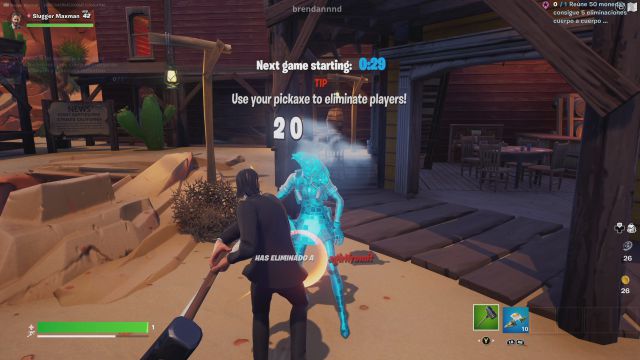 fortnite temporada 3 evento creativo asaltaislas desafios misiones recompensas desafio mision reune 50 monedas o consigue 5 eliminaciones cuerpo a cuerpo en misterio y asesinato definitivo