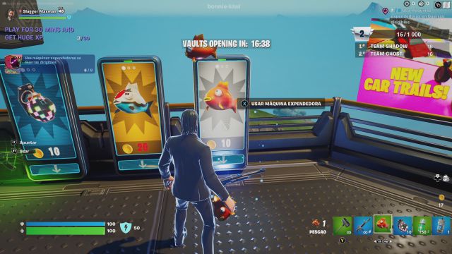 fortnite temporada 3 evento creativo asaltaislas desafios misiones recompensas desafio mision usa maquinas expendedoras en guerras dirigibles
