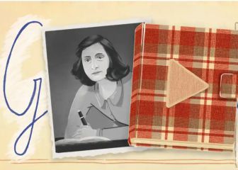 El precioso Doodle de Google: un homenaje al diario de Ana Frank