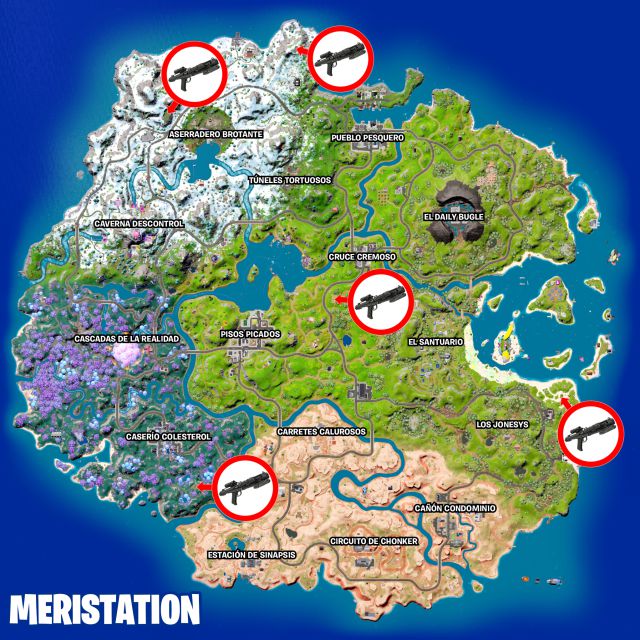 fortnite temporada 3 desafios misiones semana 4 desafio mision destruye estructuras con un fusil explosionador e-11