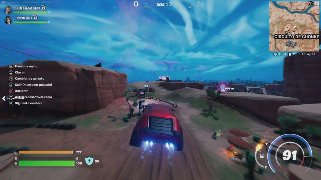 fortnite whiplash coches deportivos que son donde estan ubicaciones