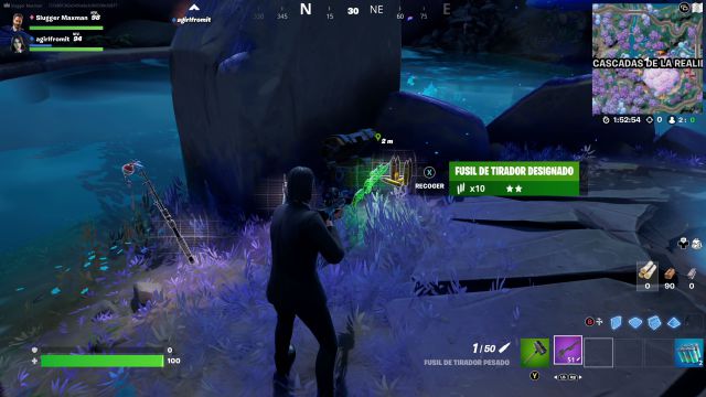 fortnite temporada 3 fusil de tirador designado dmr donde esta donde encontrarlo