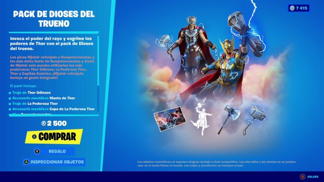 fortnite temporada 3 thor love and thunder nuevas skins thor odinson mighty thor jane foster