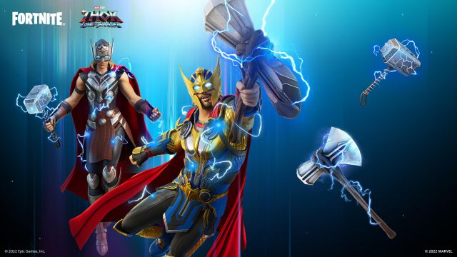 fortnite temporada 3 thor love and thunder nuevas skins thor odinson mighty thor jane foster