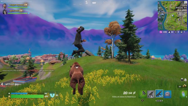 fortnite temporada 3 desafios misiones semana 7 desafio mision da un giro de 360 grados en el aire al desmontar de un lobo o un jabali