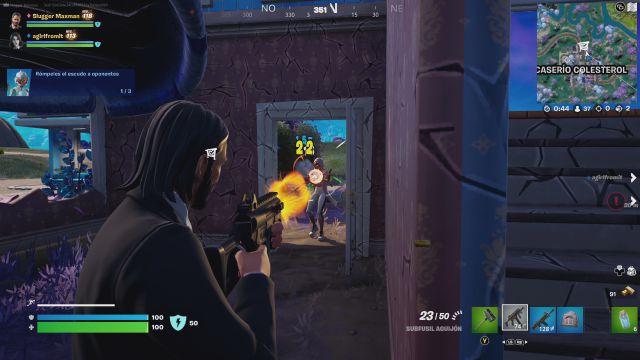 fortnite temporada 3 desafios misiones semana 7 desafio mision rompeles el escudo a oponentes