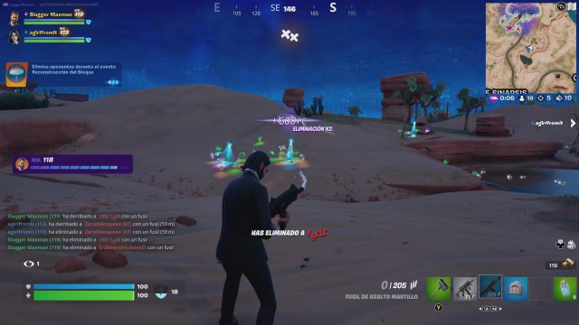 fortnite temporada 3 evento reconstruccion del bloque desafios misiones desafio mision elimina oponentes durante el evento reconstruccion del bloque