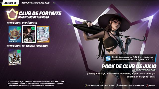 club de fortnite agosto 2022 nueva skin wolverine cero marvel como conseguirla