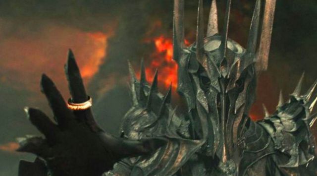 Anillo único Sauron