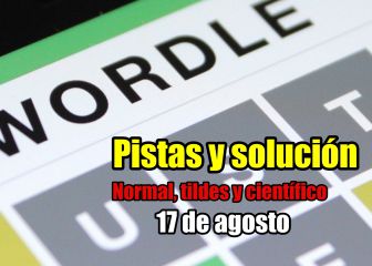 Wordle en español, científico y tildes para el reto de hoy 17 de agosto: pistas y solución