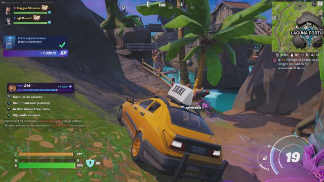 fortnite temporada 3 desafios misiones buena onda parte 8 desafio mision visita laguna fortuna
