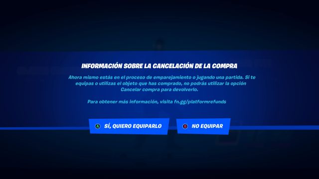 fortnite tienda devoluciones nuevo sistema