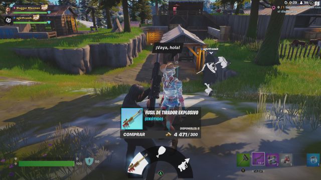 fortnite temporada 3 desafios misiones semanas salvajes semana de rincon de oportunidades desafio mision compra un arma exotica a un personaje en partidas distintas