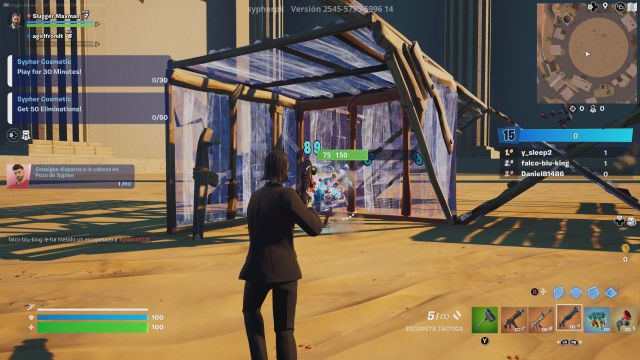 fortnite temporada 4 desafios misiones sypherpk serie de idolos desafio mision consigue disparos a la cabeza en pozo de sypher