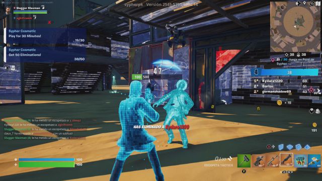 fortnite temporada 4 desafios misiones sypherpk serie de idolos desafio mision elimina oponentes en pozo de sypher