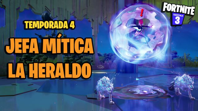 fortnite temporada 4 la heraldo donde esta como matarla arma mitica