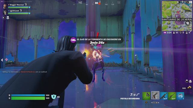 fortnite temporada 4 la heraldo donde esta como matarla arma mitica