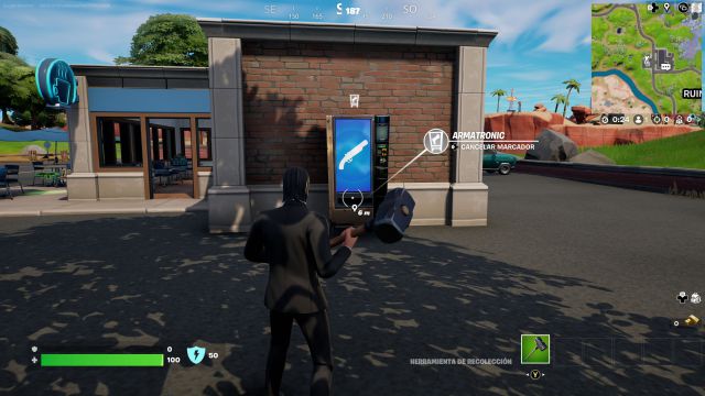 fortnite temporada 4 maquinas expendedoras armatronic curatronic ubicaciones donde estan para que sirven