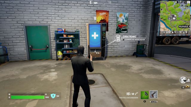 fortnite temporada 4 maquinas expendedoras armatronic curatronic ubicaciones donde estan para que sirven