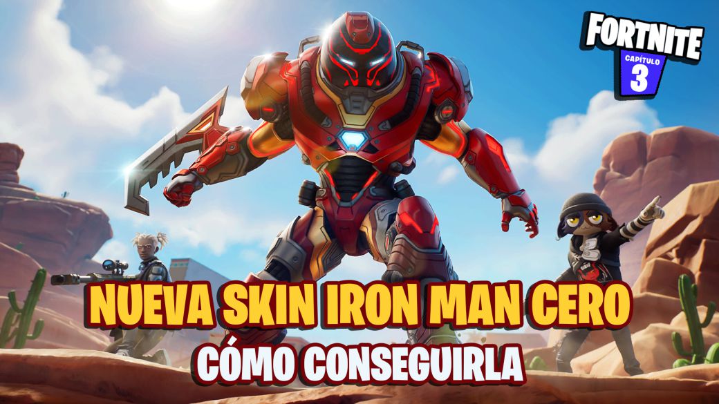 Fortnite x Marvel: Conflito Zero;  como conseguir a skin do homem de ferro zero