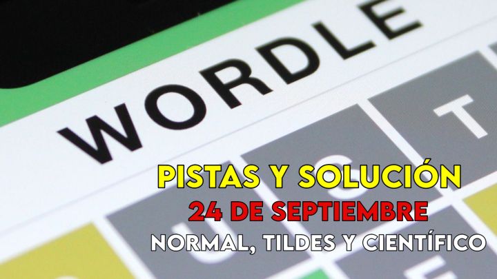 Wordle en español, científico y tildes para el reto de hoy 24 de septiembre: pistas y solución