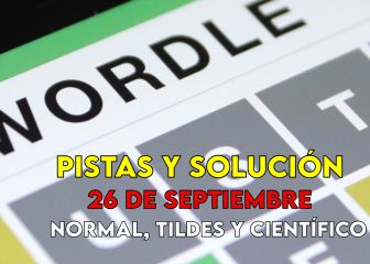 Wordle en español, científico y tildes para el reto de hoy 26 de septiembre: pistas y solución
