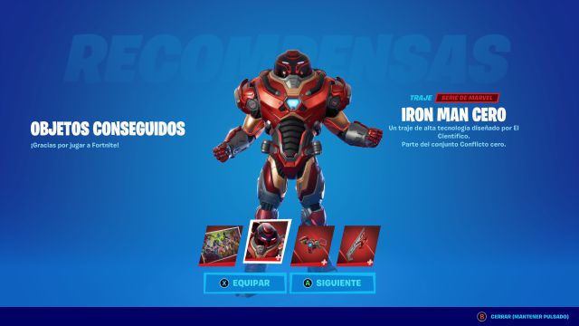 fortnite marvel conflicto cero 5 donde comprar comic como canjear el codigo nueva skin iron man cero como conseguirla