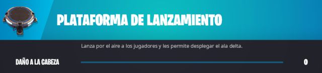 fortnite temporada 4 pistola de pringue explosivo plataforma de lanzamiento arrojadiza