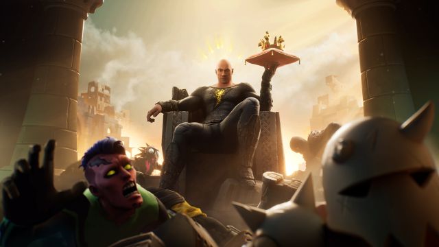 fortnite black adam dwayne johnson nueva skin como conseguirla