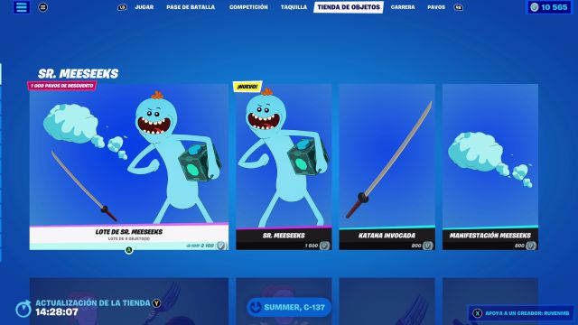 Summer Smith y el Sr. Meeseeks de Rick y Morty llegan a Fortnite como ...