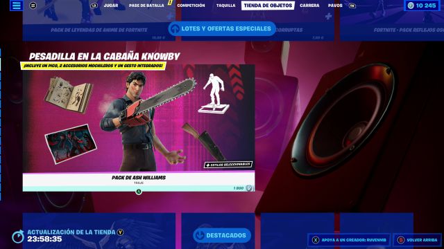 fortnite ash williams evil dead skin como conseguirla