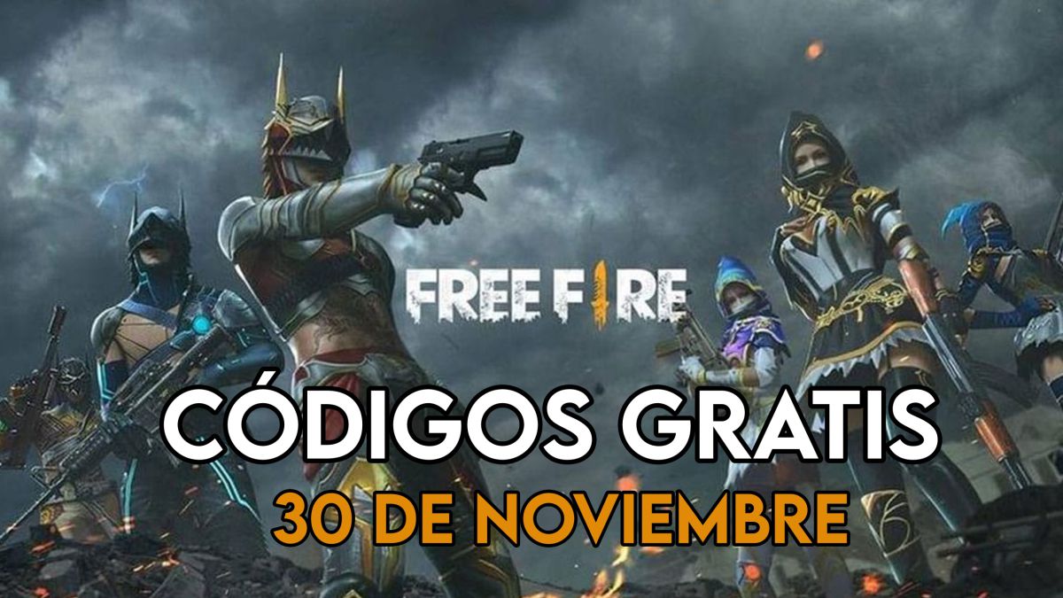 Free Fire códigos gratis hoy 30 de noviembre