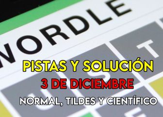 Wordle en español, científico y tildes para el reto de hoy 3 de diciembre: pistas y solución