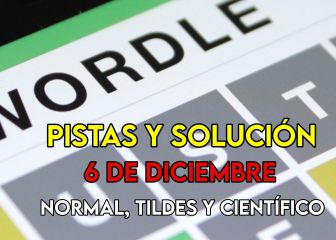 Wordle en español, científico y tildes para el reto de hoy 6 de diciembre: pistas y solución