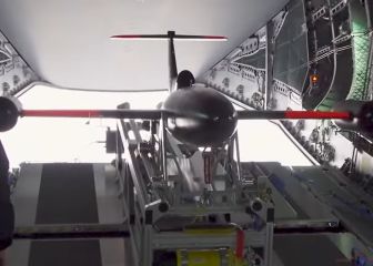 Airbus lanza el primer dron de combate desde un avión de carga