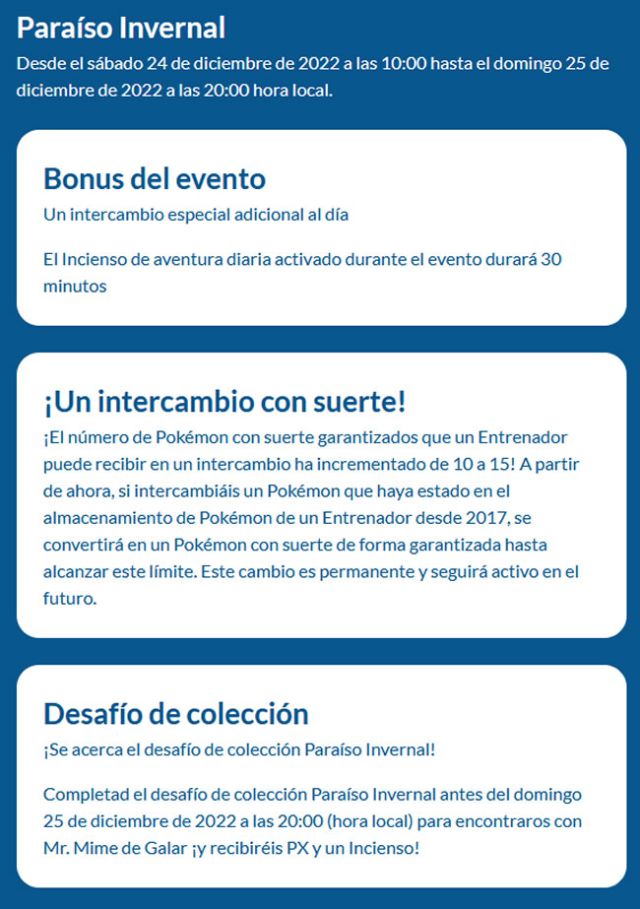 Pokemon go pausa invernale parte due 2022 evento investigativo provvisorio