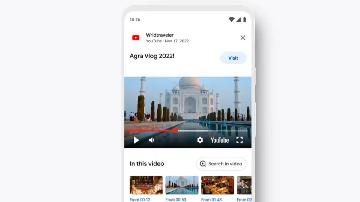 Google pracuje nad funkcją umożliwiającą wyszukiwanie bezpośrednio z filmu