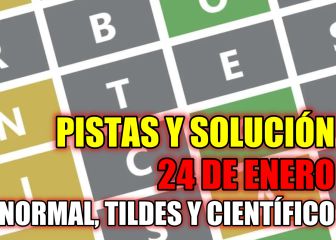 Wordle en español, científico y tildes para el reto de hoy 24 de enero: pistas y solución