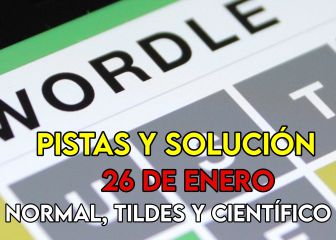 Wordle en español, científico y tildes para el reto de hoy 26 de enero: pistas y solución