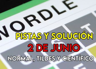 Wordle en español, científico y tildes para el reto de hoy 2 de junio: pistas y solución