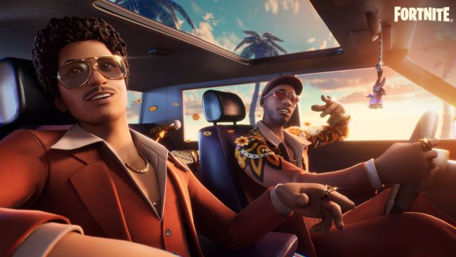 Fortnite X Silk Sonic : Les Skins Bruno Mars Et Anderson .Paak Sont Maintenant Disponibles