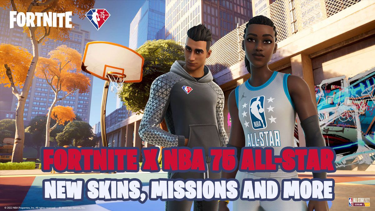 Fortnite x NBA 75 All-Star: new skins, missions, rewards and more