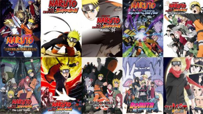 Where can I find all the Naruto movies?