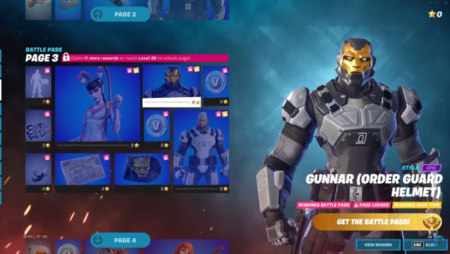 Fortnite Season 2 Chapter 3 battle pass: all skins and rewards