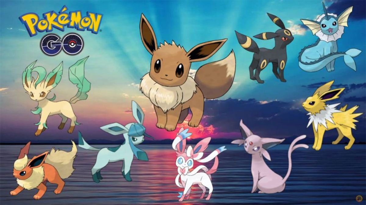 Eevee names go pokemon evolution Pokémon GO