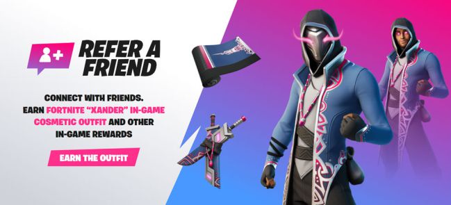 How to get the free Xander outfit in Fortnite with Refer a Friend 2022 - Meristation USA