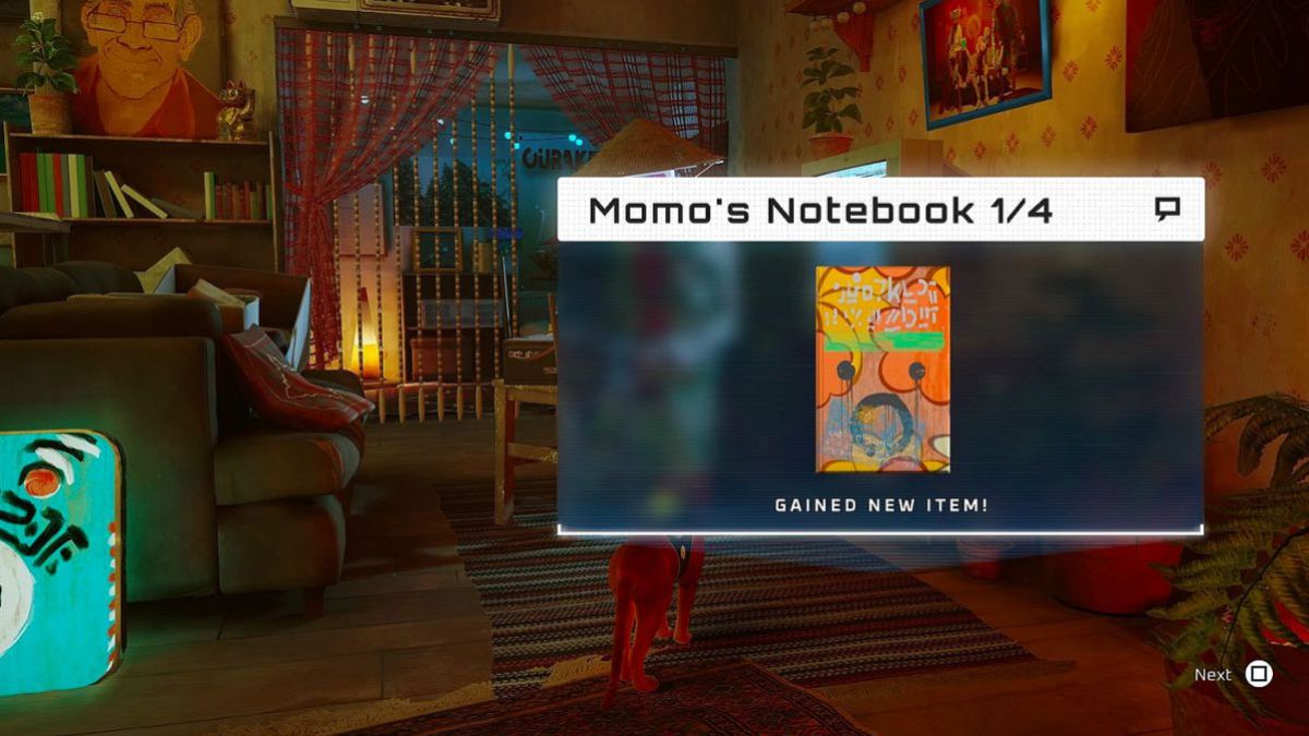 Where are Clementine, Doc and Zbaltazar's notebooks in Stray? Where to find notes from Momo's friends?