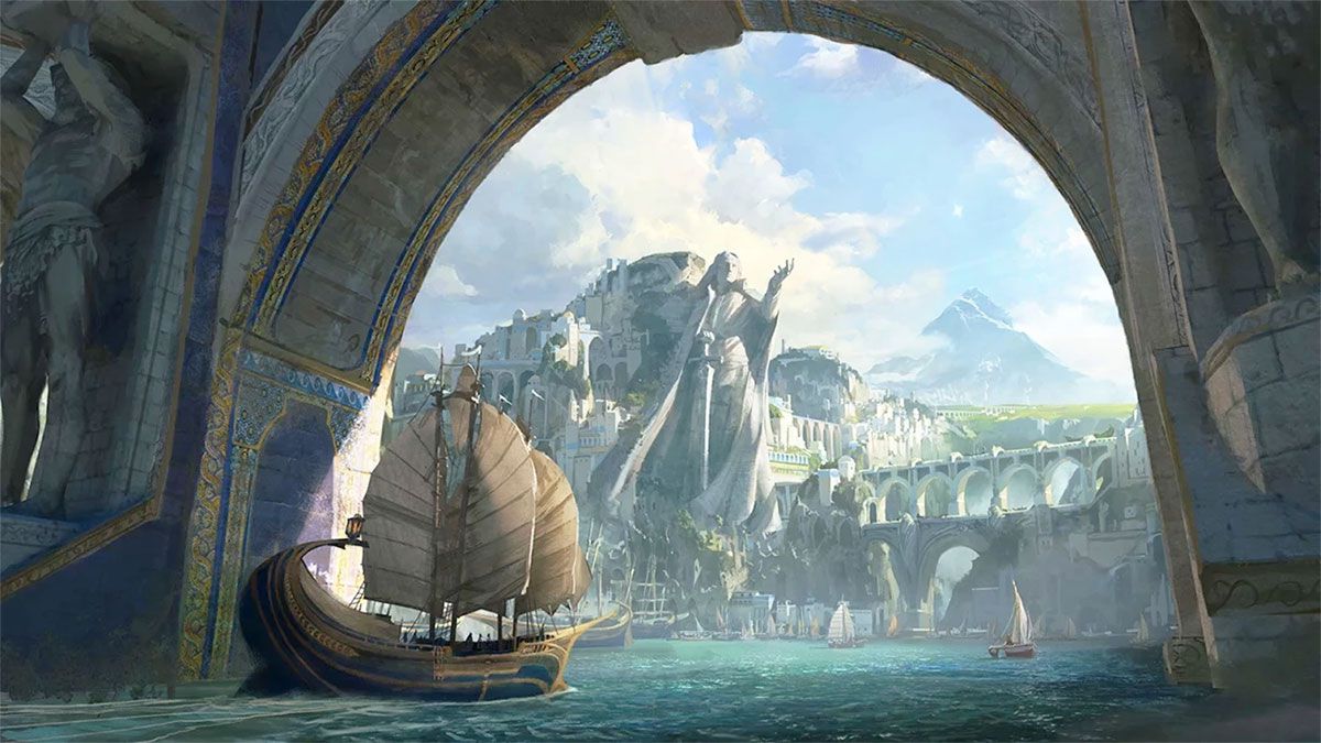 Númenor in The Rings of Power, its secrets and concept art: a fantasy Venice